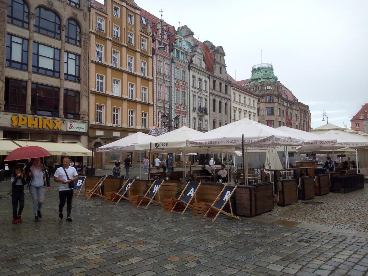 Rynek - Apartament Rodzinny Na Wroclawskim Rynku! Im Dluzej Tym Taniej! Breslávia Exterior foto
